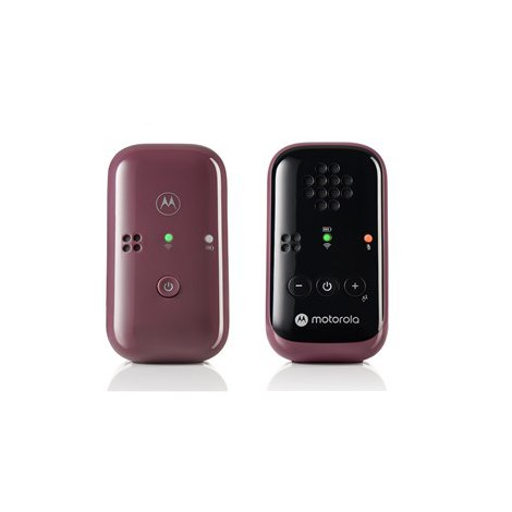 Elektroniczna niania podróżna Motorola Travel Audio PIP12 w kolorze bordowym